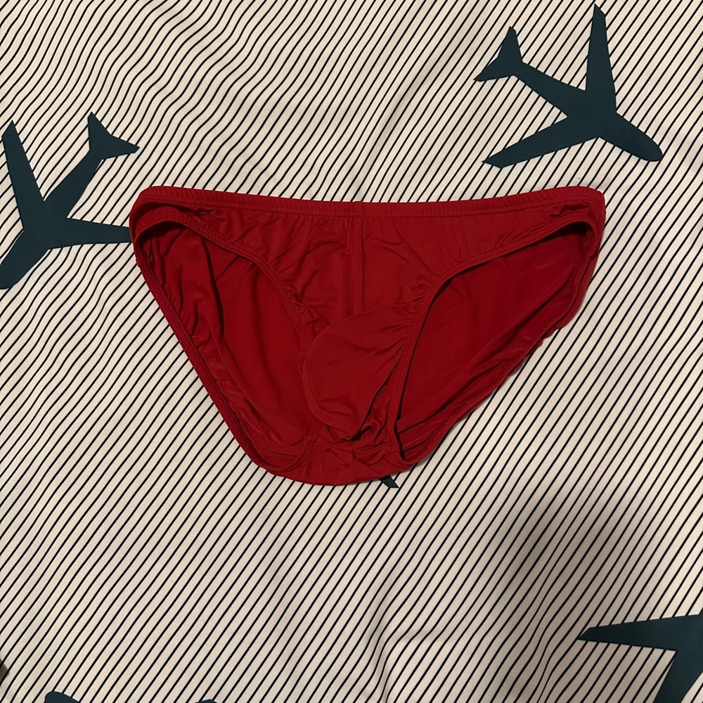 Men’s bikini brief underwear. USA medium.